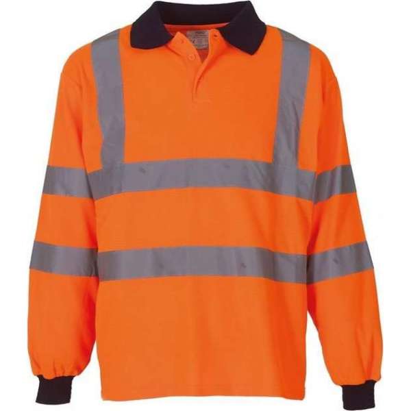 RWS polo met lange mouwen, in verschillende maten 4XL Oranje RWS polo met lange mouwen, in verschillende maten 4XL Oranje
