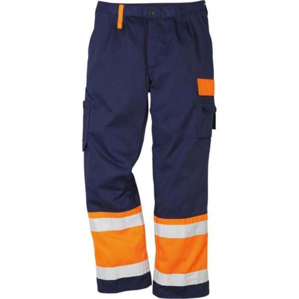 Fristads broek 213 PLU marine/fluororanje Fristads broek 213 PLU marine/fluororanje