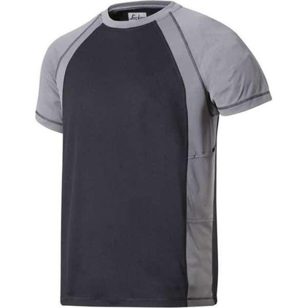Snickers A.V.S. Advanced T-shirt - 2509-5804 - staalgrijs/zwart - maat L Snickers A.V.S. Advanced T-shirt - 2509-5804 - staalgrijs/zwart - maat L