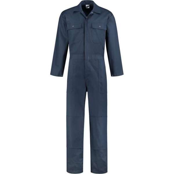 GAEVE Overall 100% katoen met kniezakken navy maat 56 GAEVE Overall 100% katoen met kniezakken navy maat 56