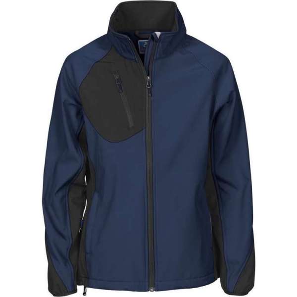Projob 2423 Dames Softshell jas Marineblauw maat XXL Projob 2423 Dames Softshell jas Marineblauw maat XXL