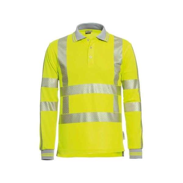 Santino Hivis poloshirt Vancouver - fluor oranje - maat XL Santino Hivis poloshirt Vancouver - fluor oranje - maat XL