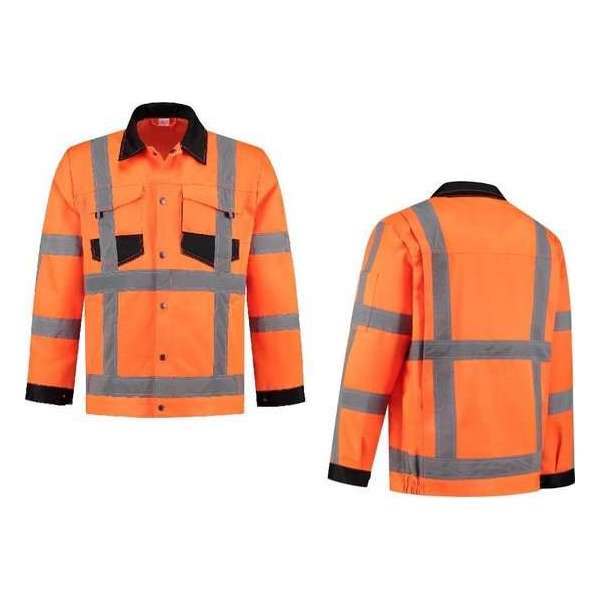 Werkjas High Visibility RWS FluoOranje maat XXL Werkjas High Visibility RWS FluoOranje maat XXL