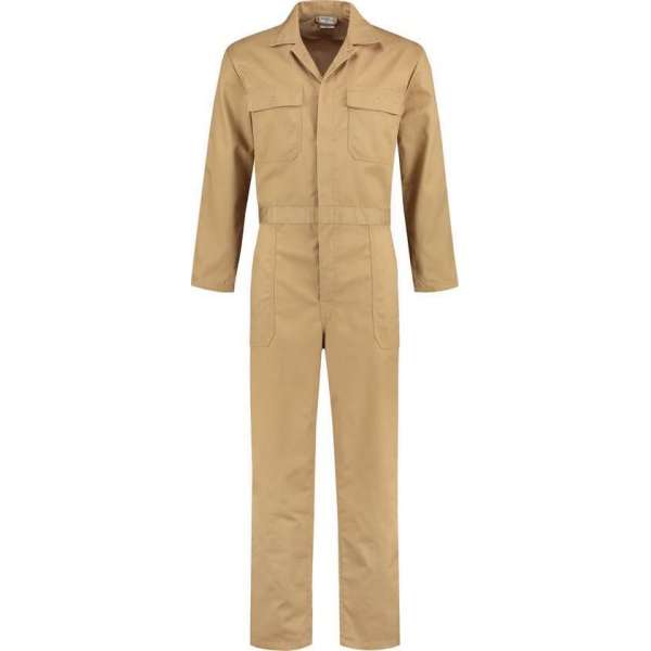 GAEVE Overall 100% katoen kaki maat 46 GAEVE Overall 100% katoen kaki maat 46