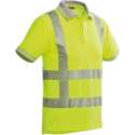 Santino poloshirt Venice met RWS reflectie - 200172 - fluor geel - maat L