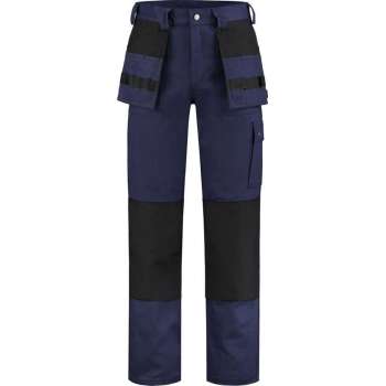 EM Workwear Werkbroek 100% katoen navy-zwart maat 54