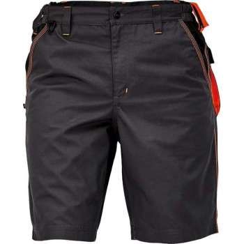 Knoxfield short / werkbroek kort antraciet/oranje maat 48