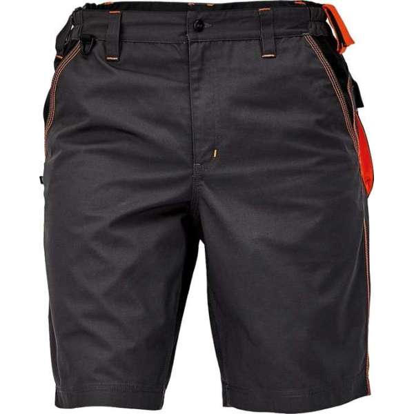 Knoxfield short / werkbroek kort antraciet/oranje maat 48 Knoxfield short / werkbroek kort antraciet/oranje maat 48