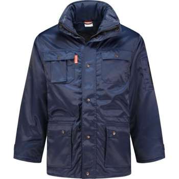 WorkMan 2153 Parka - Beaver - Navy - Maat M