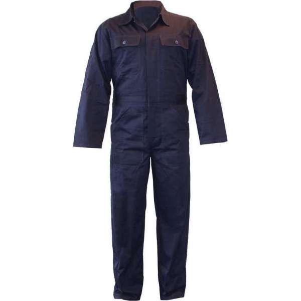 Overalls 100% katoen marineblauw maat 50 Overalls 100% katoen marineblauw maat 50
