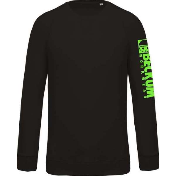 Beckum Workwear EBTR05 Sweater met logo Zwart S Beckum Workwear EBTR05 Sweater met logo Zwart S