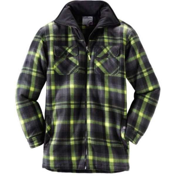 Terrax Thermohemd Zwart&Lime - L Terrax Thermohemd Zwart&Lime - L