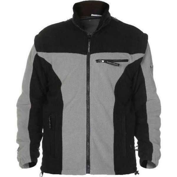 Hydrowear Kingston Fleece Jacket - Afritsbare Mouwen – Zwart/Grijs maat XL – Werktrui Hydrowear Kingston Fleece Jacket - Afritsbare Mouwen – Zwart/Grijs maat XL – Werktrui