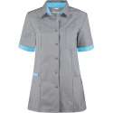 Haen / Ballyclare Dames Zorgjas Fijke Grey cross / Magic Azur - Maat 2XL