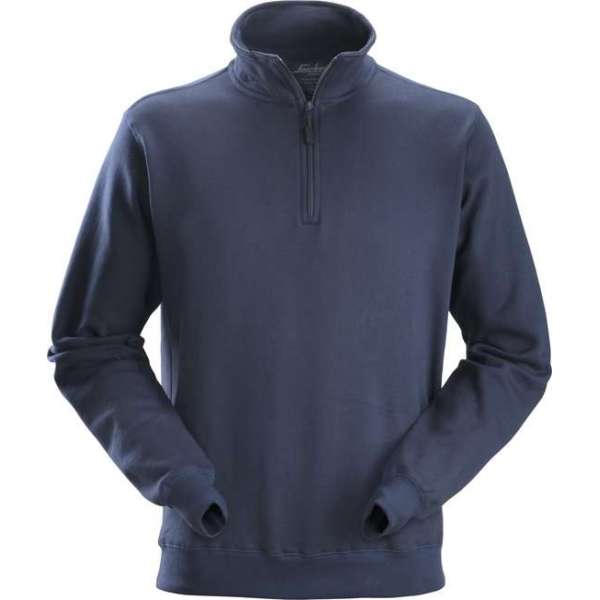 Snickers ½ Zip sweatshirt - Workwear - 2818 - donkerblauw - maat M Snickers ½ Zip sweatshirt - Workwear - 2818 - donkerblauw - maat M