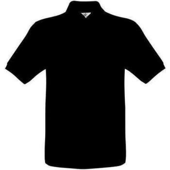 Polo B&C Safran Pocket Kleur Black Maat M (onbedrukt - 2 stuks)