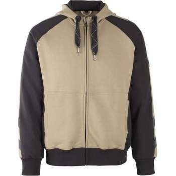 Mascot hoodie Wiesbaden khaki/zwart