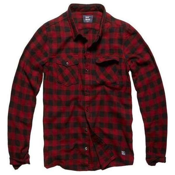 Vintage Industries Harley shirt red Vintage Industries Harley shirt red