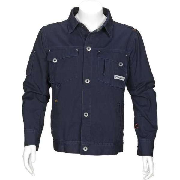 T'RIFFIC STORM Combi jack Canvas wash 100% katoen Marine - Maat 44 T'RIFFIC STORM Combi jack Canvas wash 100% katoen Marine - Maat 44