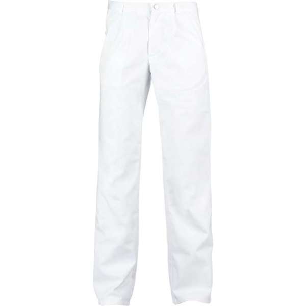 Haen / Ballyclare Heren Zorgbroek Peter Wit - Maat 48 Haen / Ballyclare Heren Zorgbroek Peter Wit - Maat 48