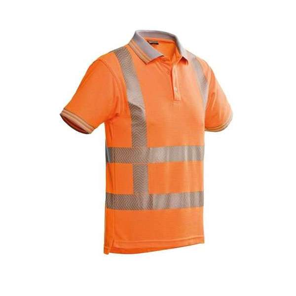 Santino poloshirt Venice met RWS reflectie - 200172 - fluor oranje - maat 5XL Santino poloshirt Venice met RWS reflectie - 200172 - fluor oranje - maat 5XL