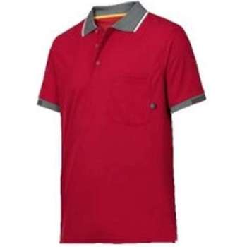 Snickers poloshirt tech rood L