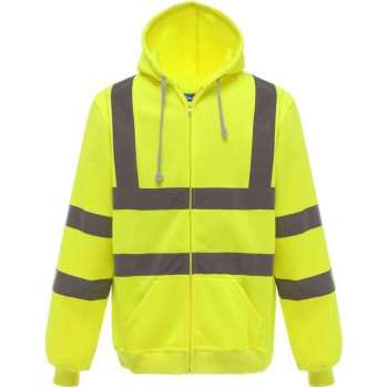 RWS vest, met rits en capuchon, S t/m 3XL S Geel
