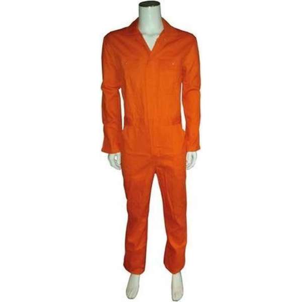 GAEVE Overall 100% katoen met rits oranje maat 57 GAEVE Overall 100% katoen met rits oranje maat 57