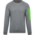 Beckum Workwear EBTR05 Sweater met logo Heather Grey L