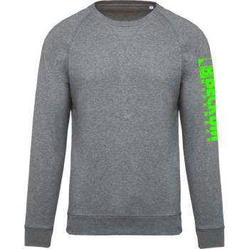 Beckum Workwear EBTR05 Sweater met logo Heather Grey L