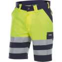 Dassy VENNA Korte Werkbroek Marineblauw/GeelNL:64 BE:62