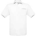 Polo B&C Safran Pocket Kleur White Maat XXL (onbedrukt - 2 stuks)