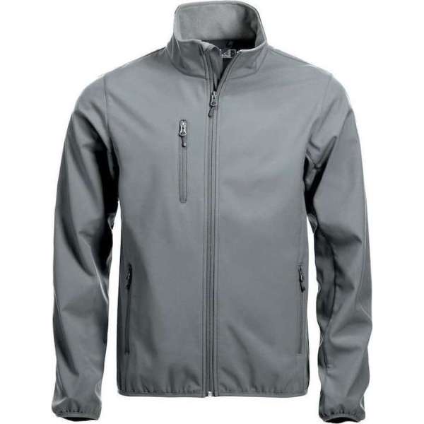 Clique Basic Softshell Jas Heren Antraciet maat S Clique Basic Softshell Jas Heren Antraciet maat S