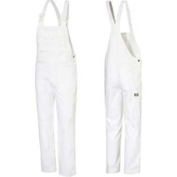 Ultimate Workwear - Amerikaanse Overall WENEN (tuinbroek, BIB, bretelbroek) - katoen 100% 320g/m2- Wit