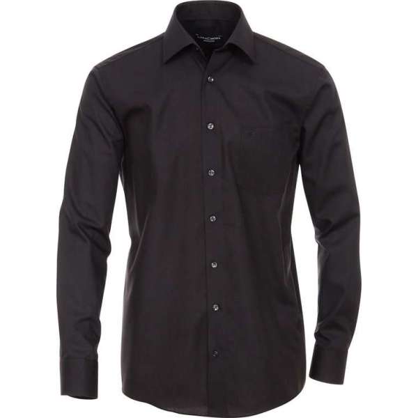 Casa Moda T-shirt Overhemd - Zwart - 54 Casa Moda T-shirt Overhemd - Zwart - 54