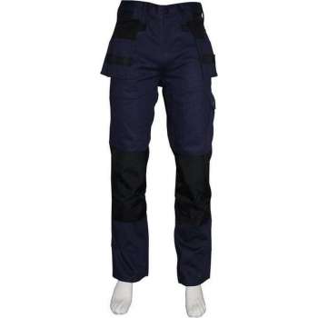Yoworkwear Werkbroek 100% katoen navy-zwart maat 53