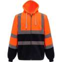 RWS vest, met rits en capuchon, S t/m 3XL XL Marineblauw/Oranje