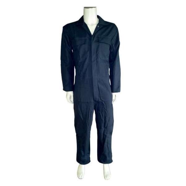 GAEVE Overall 100% katoen met kniezakken navy maat 57 GAEVE Overall 100% katoen met kniezakken navy maat 57