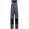 Yoworkwear Bodybroek katoen/polyester grijs-zwart maat 60