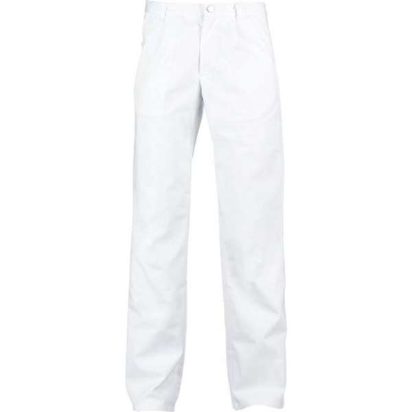 Haen / Ballyclare Heren Zorgbroek Peter Wit - Maat 50 Haen / Ballyclare Heren Zorgbroek Peter Wit - Maat 50