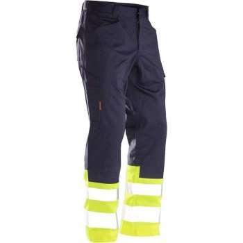 Jobman 2314 Hi-vis Service Werkbroek Navy/Geel - Maat C60