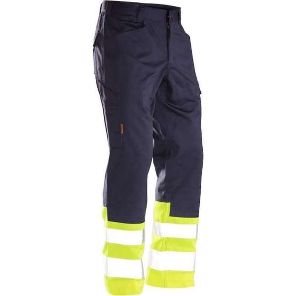 Jobman 2314 Hi-vis Service Werkbroek Navy/Geel - Maat C60 Jobman 2314 Hi-vis Service Werkbroek Navy/Geel - Maat C60