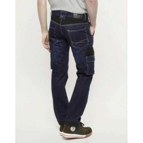 247 Jeans Spijkerbroek Grizzly D30 Donkerblauw - Werkkleding - L36-W38 247 Jeans Spijkerbroek Grizzly D30 Donkerblauw - Werkkleding - L36-W38