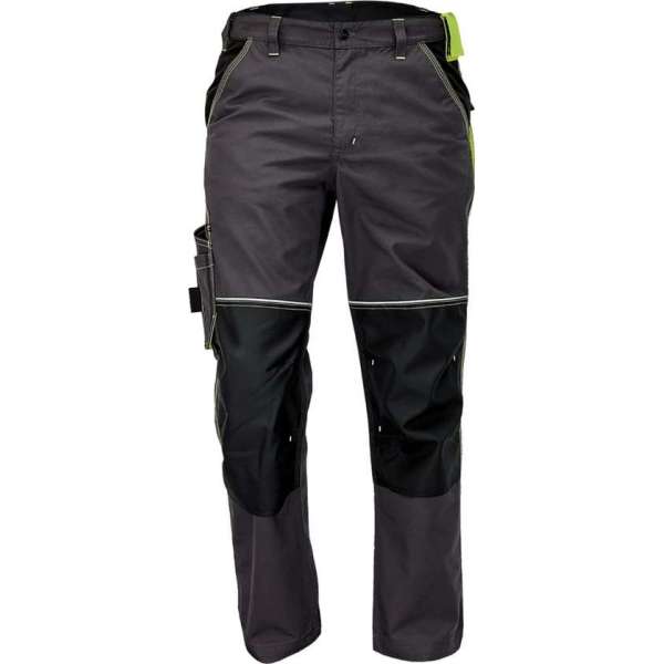 Werkbroek/worker Knoxfield antraciet/geel, maat 48 Werkbroek/worker Knoxfield antraciet/geel, maat 48