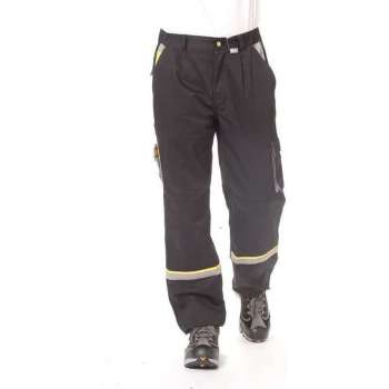 Werkbroek, kleur zwart/grijs, maat 52