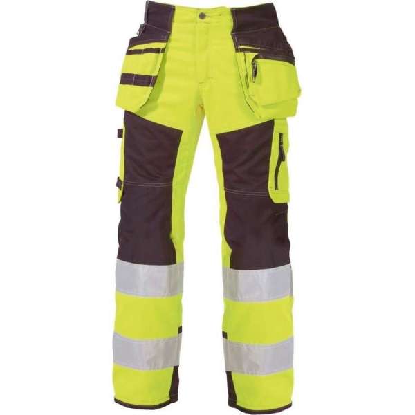BK HiVis broek 300gr flge/zw BK HiVis broek 300gr flge/zw