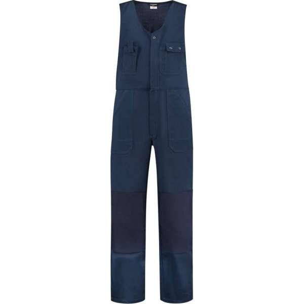 Yoworkwear Bodybroek katoen/polyester navy maat 46 Yoworkwear Bodybroek katoen/polyester navy maat 46