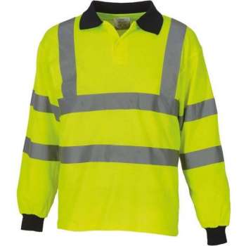 RWS polo met lange mouwen, in verschillende maten 4XL Geel