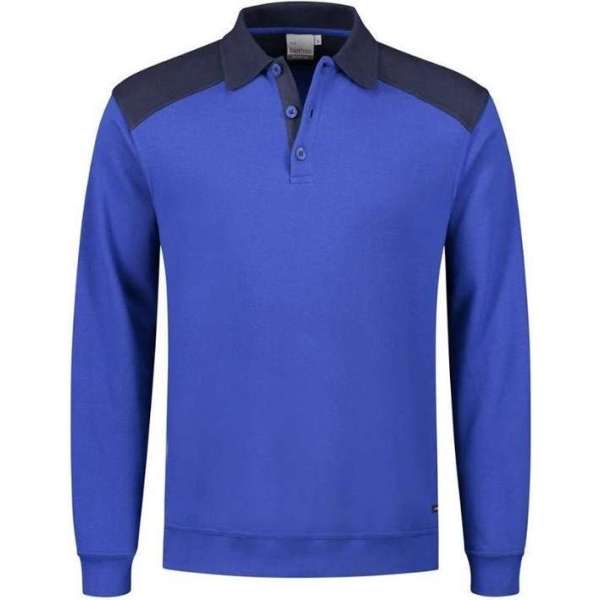 Santino Tesla 2color Polo-sweater (280g/m2) - Blauw | Marine - L Santino Tesla 2color Polo-sweater (280g/m2) - Blauw | Marine - L