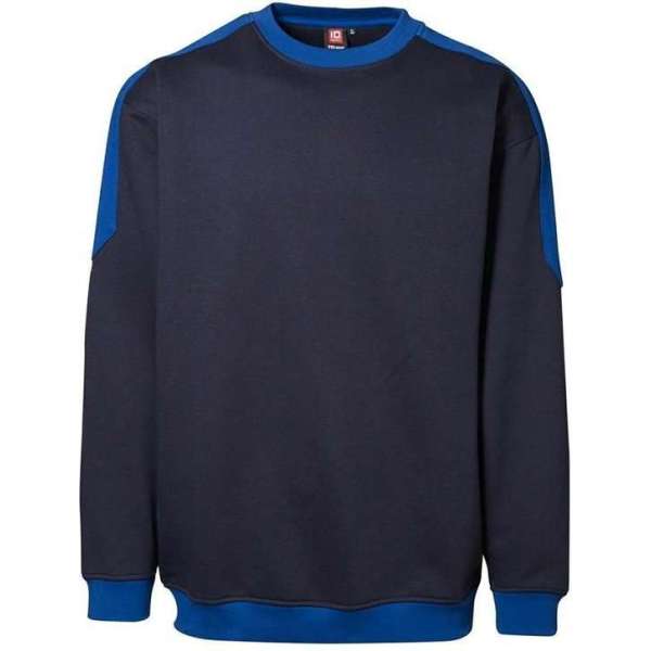 ID-Line 0362 Sweatshirt Marineblauw/Koningsblauw6XL ID-Line 0362 Sweatshirt Marineblauw/Koningsblauw6XL